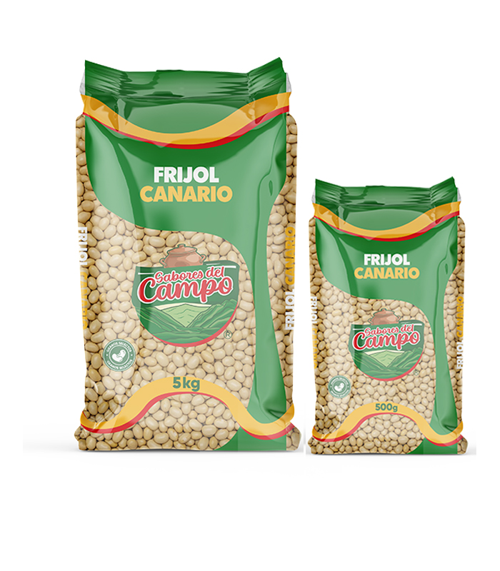 500g-frijol-canario Frijol Canario Sabores del Campo - Imagen 1